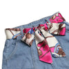 Ceinture Foulard Rose Fushia