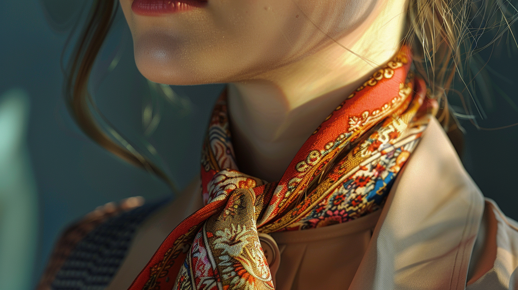 Comment porter un foulard au lieu d'une cravate ?