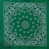 Bandana Foulard Vert Foncé