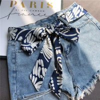 Ceinture Foulard Bleu