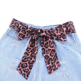 Ceinture Foulard Léopard