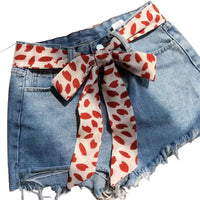 Ceinture Foulard Rouge