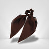 Chouchou Foulard Marron Foncé