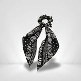 Chouchou Foulard Noir et Blanc