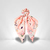 Chouchou Foulard Rose Floral