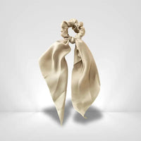 Chouchou Foulard Satin Beige