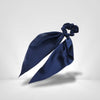 Chouchou Foulard Uni Bleu