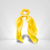 Chouchou Foulard Uni Jaune