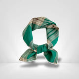 Femme Foulard Coton Vert