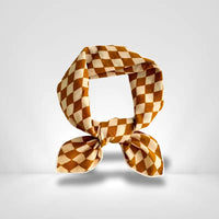 Foulard à Carreaux en Coton