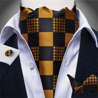 Foulard Ascot Soie Pour Homme