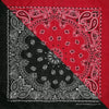 Foulard Bandana Rouge ET Noir