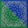 Foulard Bandana Vert Et Bleu