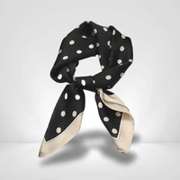 Foulard Beige Et Noir