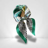 Foulard Bleu Et Vert