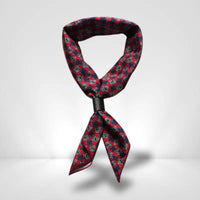 Foulard Carré Homme Motif Rouge