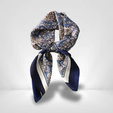 Foulard Cheveux Bleu Marine