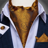 Foulard Costume Pour Homme Doré