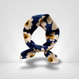 Foulard Coton Bleu Marine