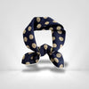 Foulard Coton Femme à Pois Bleu