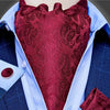 Foulard Cravate Bordeaux Homme