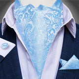 Foulard de Costume Homme Bleu Clair