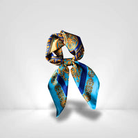 Foulard en Soie Bleu Marine