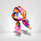 Foulard en Soie Fleuri