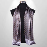 Foulard en Soie Homme Gris