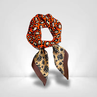 Foulard en Soie Imprimé Léopard