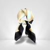 Foulard en Soie Noir Et Blanc