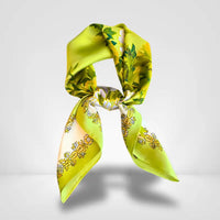 Foulard en Soie Vert