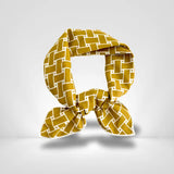 Foulard Femme Coton Ocre