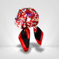 Foulard Femme Rouge Et Noir