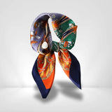 Foulard Femme Violet Orange