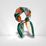 Foulard Imprimé Vert