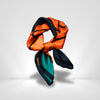 Foulard Orange Et Vert