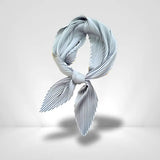 Foulard Plissé Gris