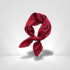 Foulard Plissé Rouge Bordeaux