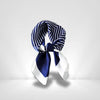 Foulard Rayé Bleu Et Blanc