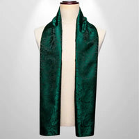 Foulard Soie Homme Vert