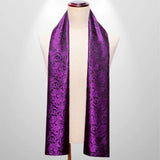 Foulard Soie Homme Violet