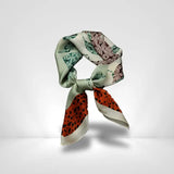 Foulard Vert D’Eau Motif