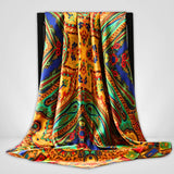 Grand Foulard Carre Coloré