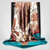 Grand Foulard Carré en Satin