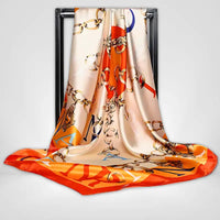 Grand Foulard Orange