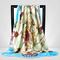 Grand Foulard Turquoise