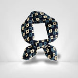 Petit Foulard Carré Coton Imprimé